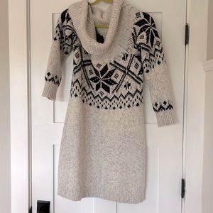 Abercrombie fair-isle sweater dress